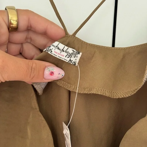 Intimately Free People Olive Green Camisole Top - Picture 4 of 9